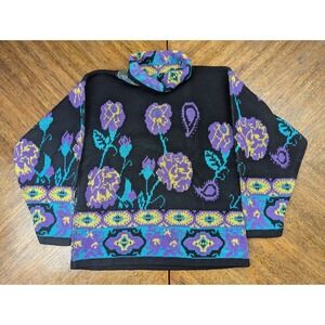 Fortune Knits Inc. Vintage Women's Acrylic Sweater Made In USA Grandma Core